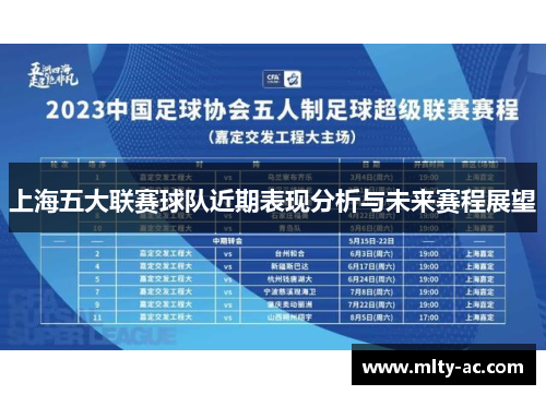 上海五大联赛球队近期表现分析与未来赛程展望